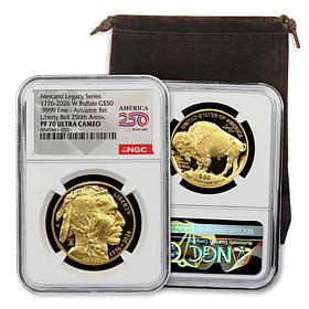 2026 PF70 NGC Advance Release 1 oz. Gold $50 Buffalo Coin