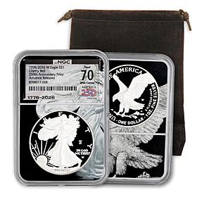 2026 PR70 NGC Advance Release Silver Eagle with Liberty Bell Privy
