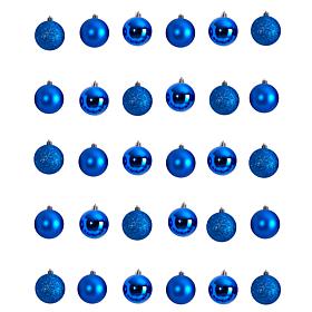 2.5” Shatterproof Ornament Set with Storage Container - 30 Count