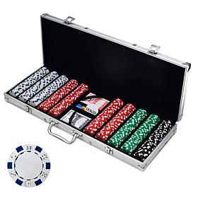 500 Dice Style 11.5 Gram Poker Chip Set