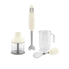50's Retro Style Hand Blender w Accessories
