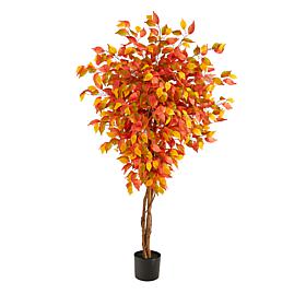 5Ft. Autumn Ficus Artificial Fall Tree