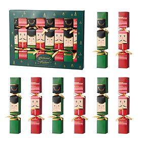 8-Pack Colorful Nutcracker Christmas Party Crackers 12" x 2"