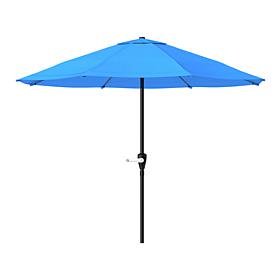 9' Patio Umbrella with Easy Crank - Brilliant Blue