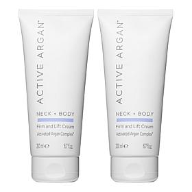 Active Argan 2-pack 6.7 oz. Neck & Body Firm and Lift Cream