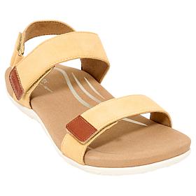 Aetrex Leslie Adjustable Suede Sandals