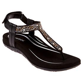 Aetrex® Lindsey Embellished Arch Support Memory Foam Sandal