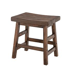 Alaterre Furniture Pomona 20" Saddle Seat Stool 