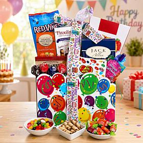 Alder Creek Gift Baskets Happy Birthday Gift Tote with Sweet Treats