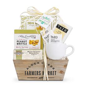 Alder Creek Gift Baskets With Sympathy Serenity Tea Crate