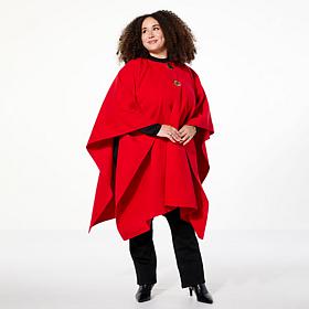 Allison Brown NY Dramatic Cape with Mega Buttons