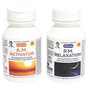 A.M. Activator & P.M. Relaxation 2-Bottle Bundle - 30 + 30 Capsules