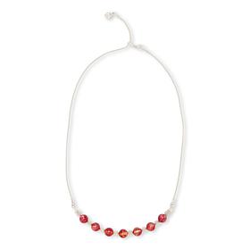 Amber Extraordinaire Adjustable Amber Bead Chain Necklace