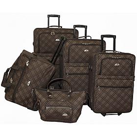 American Flyer Pemberly Buckles 5-Piece Luggage
Set
