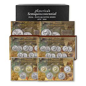 America's 250th Anniversary Dual Date 5-Coin Sets First 2 Releases AS
