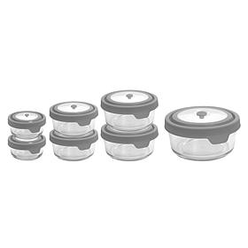 Anchor Hocking 14 Piece Glass Food Storage Bowls with Lids