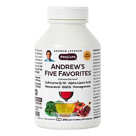 Andrew's 5 Favorites - 240 Capsules
