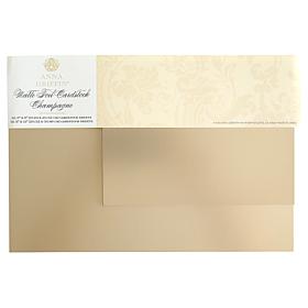 Anna Griffin® Champagne Matte Foil Card Stock - 24 Sheets