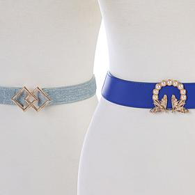 Antthoney 2-pack Bee and Interlocking Diamond Belts