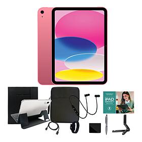 Apple 11 iPad 11th Gen 256GB w/Keyboard, Case & Starter Bundle - Pink