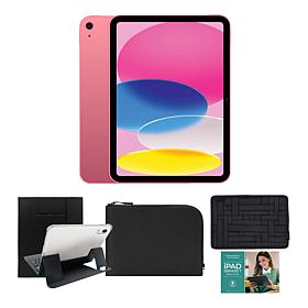 Apple 11 iPad 256GB w/Keyboard, Case, Sleeve and Accessories - Pink