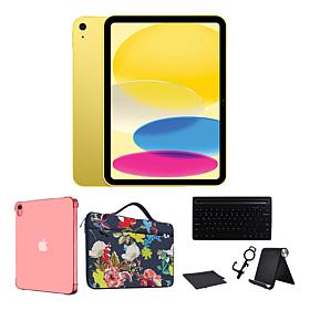Apple iPad 11" 11th Gen 128GB Yellow with Keyboard & Case