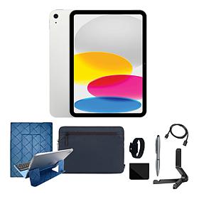 Apple iPad 11" 11th Gen Silver 512GB Wi-Fi Bundle w/Case & Voucher