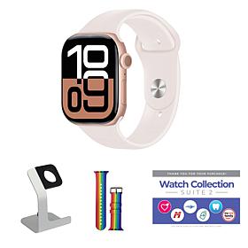 Apple Watch Series 10 GPS + Cellular 46mm M/L Bundle