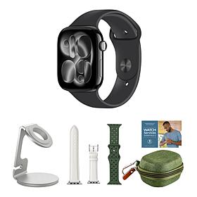 Apple Watch Series 11 Jet Black 42mm M/L with 2 Bands