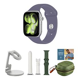 Apple Watch Series 11 Jet Black 42mm S/M with 2 Bands