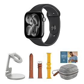 Apple Watch Series 11 Jet Black 46mm M/L with 2 Bands