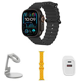 Apple Watch Ultra 2 Satin Black Titanium Sports Watch - Refurbished