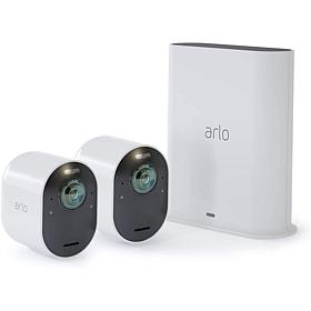 Arlo Ultra 2 Spotlight Wireless 2-Camera Security System - White