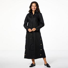 "As Is" Allison Brown NY Long Shirt Flare Dress
