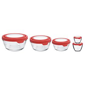 "As Is" Anchor Hocking Fire-King 10pc Glass Prep Bowls with TrueSea...