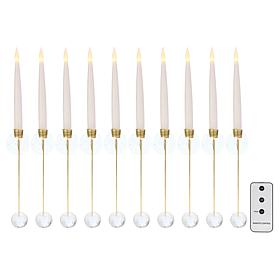 "As Is" august & leo 10-Piece Flameless Tree & Window Candles 