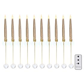 "As Is" august & leo 10-Piece Flameless Tree & Window Candles 