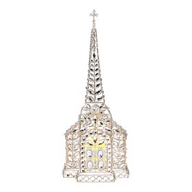 "As Is" august & leo 24.5" Jeweled Church with LED Candle