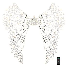 "As Is" august & leo Jeweled Lit Angel Wings