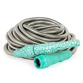 "As Is" Belmont Garden 75' Metal Hose with Fashion Nozzle