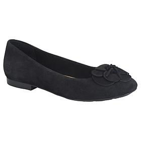 "As Is" Born® Petula Suede Flower Flat