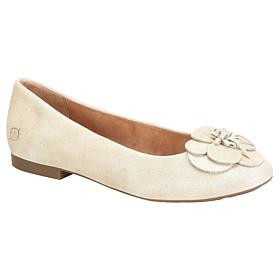 "As Is" Born® Petula Suede Flower Flat