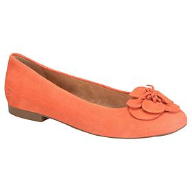 "As Is" Born® Petula Suede Flower Flat