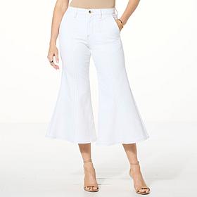 "As Is" C Wonder Cropped Flare Leg Jean