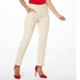 "As Is" C Wonder Faux Leather Seamed Pant