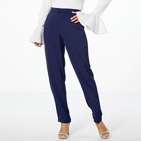 "As Is" C Wonder Heathered Twill Crystal Trouser Pant