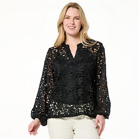 "As Is" C Wonder Lace Top with Cami