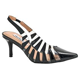 "As Is" Charles by Charles David Alon Clear Cut-Out Slingback Pump