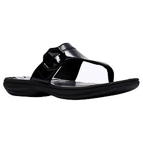 "As Is" Clarks Cloudsteppers® Breeze Cove Toe Post Sandal