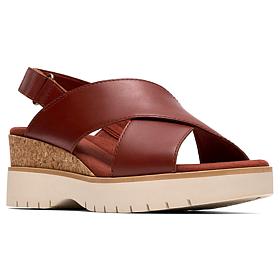"As Is" Clarks Collection Diaz Crisscross Slingback Sandal